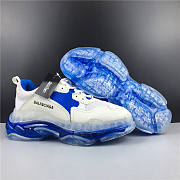 Balenciaga Triple S Clear Sole White Blue 541624 W09E1 1772 - 6