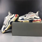 Balenciaga Triple S Sneaker silver/red/black 541624 W06E2 7320 - 3