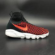 Nike Air Footscape Magista Flyknit Black/Bright Crimson-Gym Red-Cool Grey 816560-002 - 1