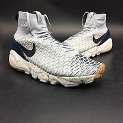 Nike Air Footscape Magista Flyknit Wolf Grey Dark Obsidian 816560-001 - 2