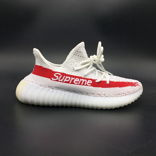 Adidas Yeezy Boots 350 V2 x Supreme White - 1