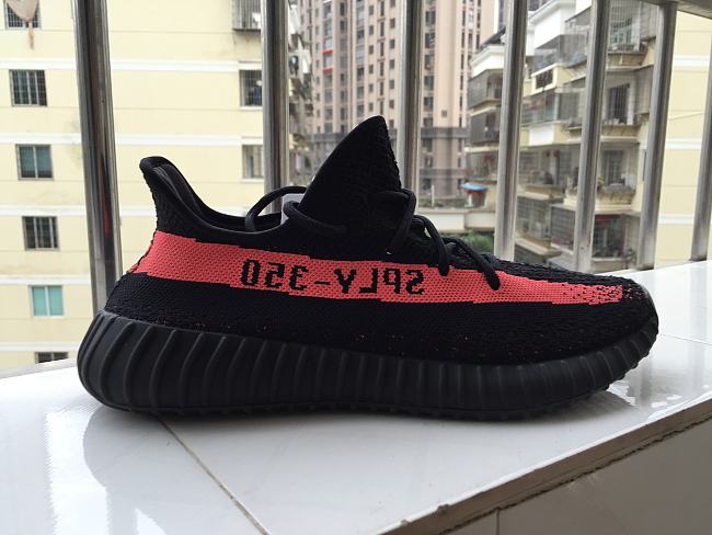 Adidas Yeezy Boost 350 V2 Core Black Red BY9612 - 1