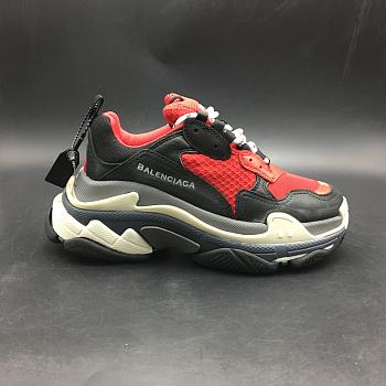 Balenciaga Triple S Black White Red 483513-W06E1-1000