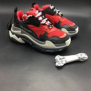 Balenciaga Triple S Black White Red 483513-W06E1-1000 - 5