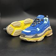 Balenciaga Triple S Dusty Blue/Yellow 483513 W06E2 4704 - 6