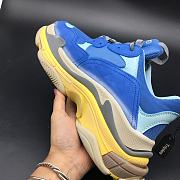 Balenciaga Triple S Dusty Blue/Yellow 483513 W06E2 4704 - 5