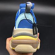 Balenciaga Triple S Dusty Blue/Yellow 483513 W06E2 4704 - 2