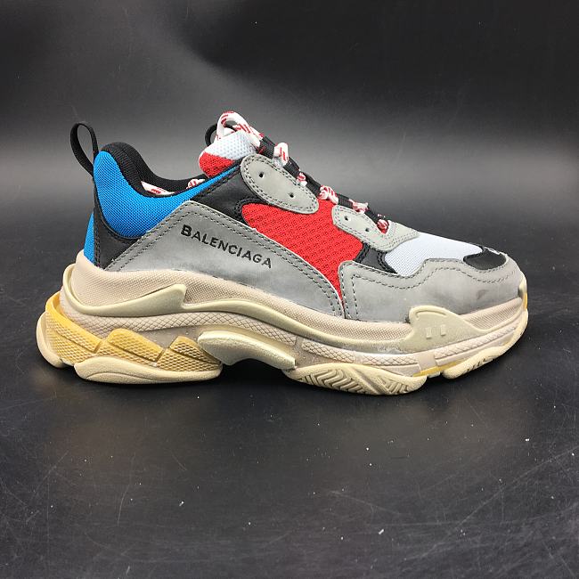 Balenciaga Triple S Blue Red 483513 W06E3 4365 - 1