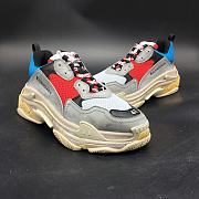 Balenciaga Triple S Blue Red 483513 W06E3 4365 - 3