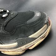 Balenciaga Triple S Old Black Red 483513 W06E1 1000  - 4