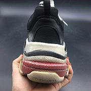 Balenciaga Triple S Old Black Red 483513 W06E1 1000  - 2