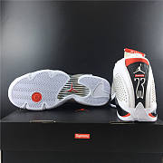 Air Jordan 14 Retro Supreme White BV7630-106 - 2