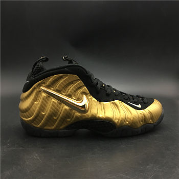 Air Nike Foamposite Pro Metallic Gold 624041-701