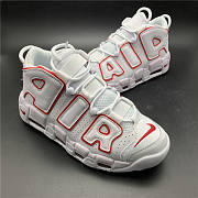 Nike Air More Uptempo White Varsity Red Outline (GS) 415082-108 - 5