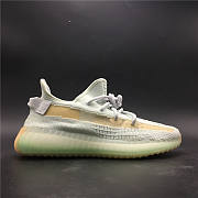 Adidas Yeezy Boost 350 V2 White Fluorescent Green EG7491 - 1