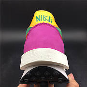 Nike Sacai LDWAFFLE Pink Green & Yellow BV0073-301 - 3