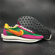 Nike Sacai LDWAFFLE Pink Green & Yellow BV0073-301 - 4