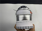 Nike Dunk Low Off-White Silver - 4