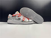 Nike Dunk Low Off-White Silver - 3