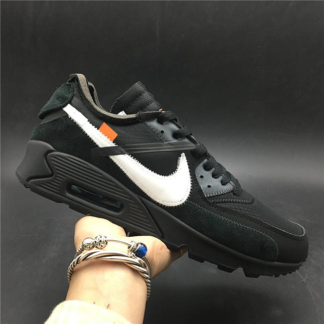 Nike Air Max 90 OFF-WHITE Black AA7293-001 - 1