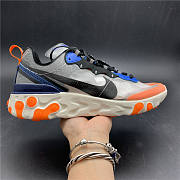 Nike React Element 87 Thunder Blue/Total Orange AQ1090-004 - 1