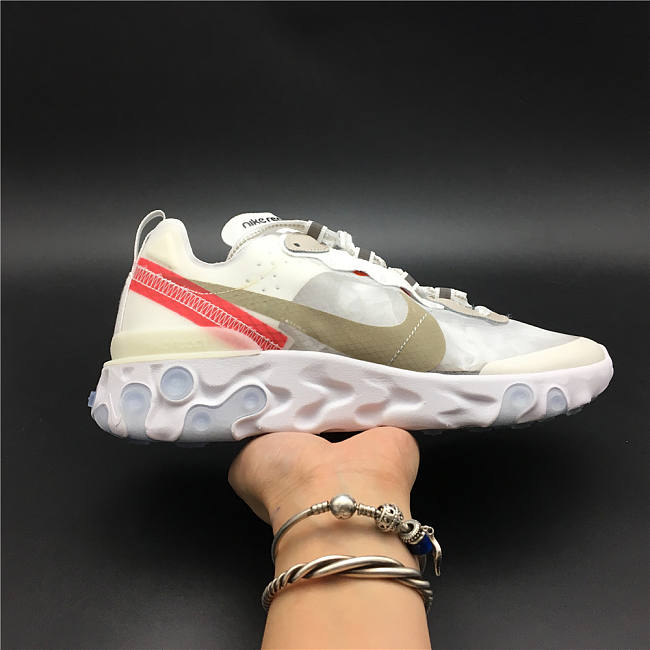 Nike React Element 87 Sail Light Bone AQ1090-100 - 1