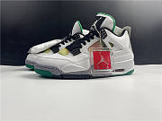 Air Jordan 4 Retro Lucid Green Rasta (W) AQ9129-100 - 3