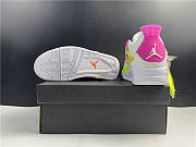 Air Jordan 4 Retro White Lemon Pink (GS) CV7808-100 - 4