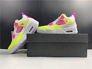 Air Jordan 4 Retro White Lemon Pink (GS) CV7808-100 - 3