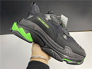 Balenciaga Triple S Sneakers Black Green 524039 W2PW1 4881 - 1