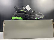 Balenciaga Triple S Sneakers Black Green 524039 W2PW1 4881 - 5