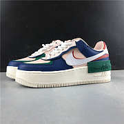 Nike Air Force 1 Blue and Green Cl0919-101 - 2