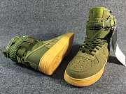 Nike Air Force Boots BlackGum Olive Green Brown 859202-339 - 6