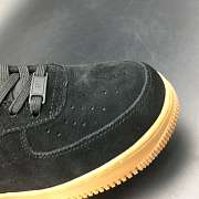 Nike Air Force 1 Black Suede AA1117-001 - 4