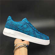 Nike Air Force 1 Low Premium Green Silk Fabric AT4144-300 - 1