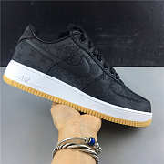 Nike Air Force Black Silk Fragment CZ3986-001 - 1