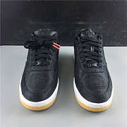 Nike Air Force Black Silk Fragment CZ3986-001 - 6