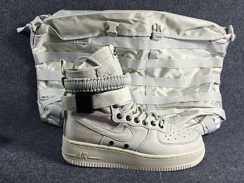 Air Force 1 Special High-top Boots Beige Golden