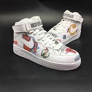 Nike Air Force 1 Mid Supreme NBA White AQ8017-100 - 6