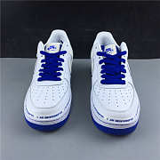 Nike Air Force 1 QS White&Black Racer and Blue CQ0494-100 - 6