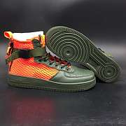 Nike Air Force 1 Mid Orange and Green AA7345-300 - 6