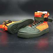 Nike Air Force 1 Mid Orange and Green AA7345-300 - 4