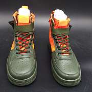 Nike Air Force 1 Mid Orange and Green AA7345-300 - 3