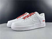 The Supreme x Nike Air Force 1 Low “Box Logo White” CU9225-100 - 5