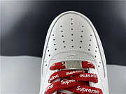 The Supreme x Nike Air Force 1 Low “Box Logo White” CU9225-100 - 4