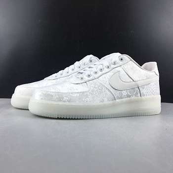 Silk CLOT x Nike Air Force 1 Pure White Edison AO9286-100 