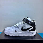 Nike Air Force 1 Mid Utility White Black 804609-103 - 3