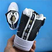 Nike Air Force 1 Mid Utility White Black 804609-103 - 2