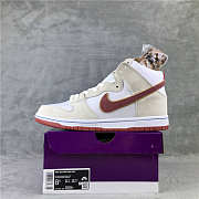 Nike SB Dunk High Sail Bright Crimson CV9499-100 - 6