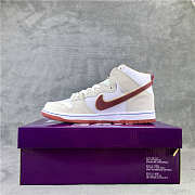 Nike SB Dunk High Sail Bright Crimson CV9499-100 - 2